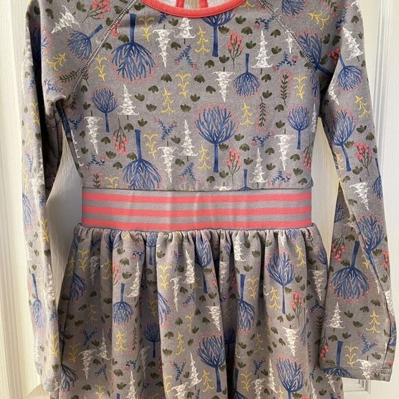 Matilda Jane Make Believe Around Town Sweatshirt Dress Long Sleeve Girls Size 10 - Picture 3 of 16